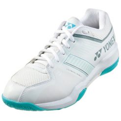 Damskie buty do badmintona Yonex PC-strider Flow. Białe obuwie sportowe damskie YONEX, bez wzorów. W wyprzedaży za 313.55 zł.