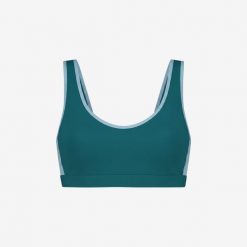 Damski top sportowy Premium - Morski. Czerwone topy damskie WALLIEN, l, bez wzorów, z elastanu, bez kołnierzyka, bez ramiączek. Za 370.00 zł.