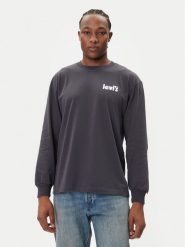 Levi's® Longsleeve Authentic 005N7-0001 Czarny Regular Fit. Czarne bluzki z długim rękawem męskie l, bez wzorów, z bawełny, bez kołnierzyka. Za 149.99 zł.