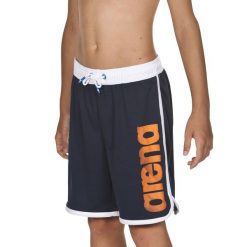 Szorty kąpielówki chłopięce spodenki kąpielowe basen Arena Florida. Białe szorty dla chłopców Arena, bez wzorów, sportowe. Za 49.99 zł.