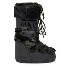 Śniegowce Moon Boot. Czarne śniegowce i trapery damskie Moon Boot. Za 1,219.00 zł.