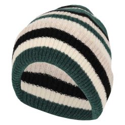 Czapka damska Modne paski Jeden rozmiar. Zielone czapki i kapelusze damskie HEAT KEEPER, na zimę, bez wzorów, z materiału, biznesowe. Za 117.50 zł.