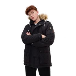 Kurtka ocieplana męska Ellesse Blizzard. Czarne kurtki męskie Ellesse, na zimę, m, bez wzorów, trekkingowe. Za 399.99 zł.