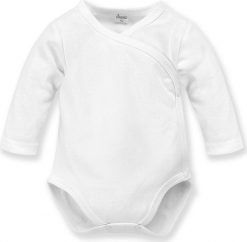 PINOKIO Body z długim rękawem niemowlęce białe rozpinane Lovely Day Pinokio 56 (51 - 56 cm). Białe body niemowlęce Pinokio, bez wzorów, bez ramiączek. Za 30.00 zł.
