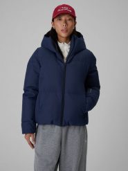 4F Kurtka zimowa membrana 5000 damska - granatowa XL. Niebieskie kurtki damskie 4f, na zimę, m, bez wzorów, z syntetyku, bez kaptura. Za 499.99 zł.