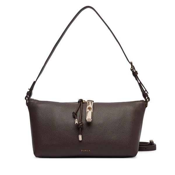 Torebka Furla. Brązowe torebki do ręki damskie Furla, bez wzorów, klasyczne, bez dodatków. Za 1,259.00 zł.