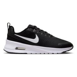 NIKE AIR MAX NUAXIS Sneakersy damskie. Czarne obuwie sportowe damskie Nike, bez wzorów, z materiału, nike air max. Za 369.99 zł.