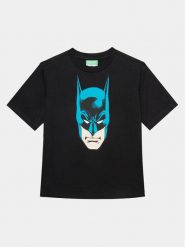 United Colors Of Benetton T-Shirt 3096C10IM Czarny Regular Fit. Czarne t-shirty dla chłopców United Colors Of Benetton, bez wzorów, z bawełny, bez ramiączek. Za 49.99 zł.