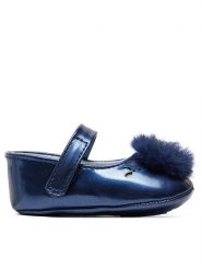 Mayoral Baleriny 9792 Granatowy. Niebieskie baleriny dziewczęce Mayoral, bez wzorów, ze skóry, bez zapięcia. Za 69.99 zł.