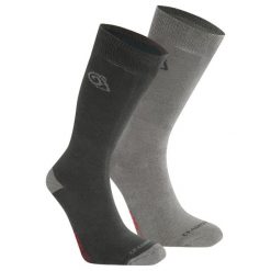 Skarpety Odstraszające Owady Dla Dorosłych Unisex (zestaw 2 Sztuk). Czarne skarpety damskie Craghoppers, bez wzorów. Za 145.99 zł.