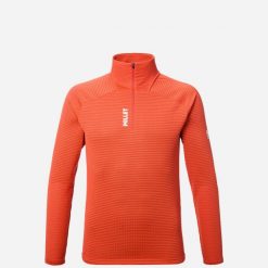 Bluza trekkingowa polarowa MILLET Parmelan Light Fleece Po M. Brązowe bluzy męskie Millet, m, bez wzorów, z materiału, bez kaptura. Za 239.00 zł.