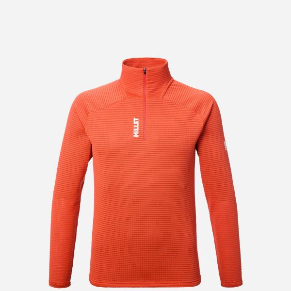 Bluza polarowa męska Millet Parmelan Light Fleece. Brązowe bluzy męskie Millet, m, bez wzorów, z materiału, bez kaptura. Za 279.99 zł.