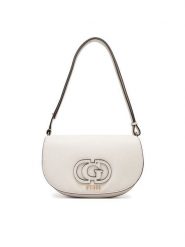 Guess Torebka Calebra HWBG95 36210 Biały. Białe listonoszki damskie Guess, z aplikacjami, ze skóry, bez dodatków. Za 359.99 zł.