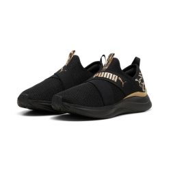 Puma Buty Softride Harmony Slip Felinefine 37960701. Czarne trampki i tenisówki damskie Puma, bez wzorów, casualowe, bez zapięcia. Za 199.99 zł.