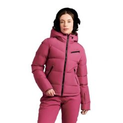 Damska kurtka narciarska Protest Prtlucid. Fioletowe kurtki snowboardowe damskie Protest, l, bez wzorów, z materiału, krótkie, bez kaptura, narciarskie. Za 711.00 zł.