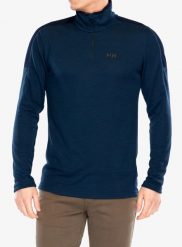 Bluza bez kaptura męska Helly Hansen HP 1/2 Zip Pullover 2.0. Niebieskie bluzy męskie Helly Hansen, l, bez wzorów, z materiału, bez kaptura. Za 339.00 zł.