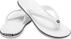 Crocs Japonki Crocs Crocband Flip białe 11033 100 36-37. Białe klapki damskie Crocs, bez wzorów, sportowe, bez obcasa. Za 148.04 zł.