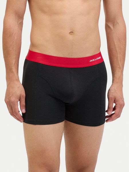 Jack & Jones Komplet bokserek Nyjah 12281998 Czarny. Czarne bokserki męskie Jack & Jones, m, bez wzorów, z bawełny. Za 89.99 zł.