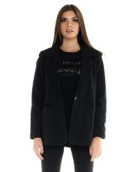Damska marynarka sportowa Leone Blackout. Czarne żakiety damskie LEONE 1947 APPAREL, l, bez wzorów, z bawełny, sportowe. Za 168.36 zł.