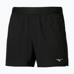Spodenki do biegania męskie Mizuno Core 5.5. Czarne krótkie spodenki sportowe męskie Mizuno, m, bez wzorów, do biegania. Za 189.99 zł.