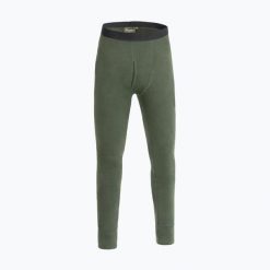Spodnie termoaktywne Pinewood Abisko Merino Base Layer. Zielone spodnie snowboardowe męskie Pinewood, m, bez wzorów, narciarskie. Za 319.99 zł.