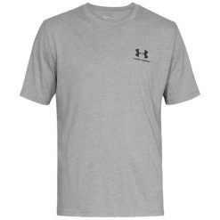 Koszulka Under Armor Sportstyle Lewa Dorosłych. Czarne koszulki sportowe męskie Under Armour, s, bez wzorów, z bawełny, bez kołnierzyka, bez ramiączek, do biegania. Za 130.82 zł.