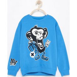 Bluza z małpą - Turkusowy. Bluzy dla chłopców marki Reserved. W wyprzedaży za 24.99 zł.
