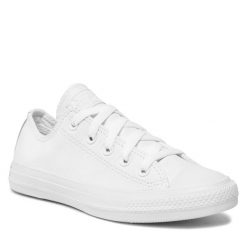 Trampki Converse. Białe półbuty damskie Converse, bez wzorów, retro, bez zapięcia. Za 322.99 zł.