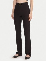 Just Cavalli Spodnie materiałowe 79PAA131 N0626 Czarny Flare Fit. Czarne spodnie materiałowe damskie Just Cavalli, bez wzorów, z materiału. Za 899.99 zł.