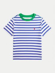 Polo Ralph Lauren T-Shirt 322958169001 Niebieski Regular Fit. Niebieskie t-shirty dla chłopców Polo Ralph Lauren, bez wzorów, z bawełny, bez ramiączek. Za 139.99 zł.