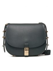 PINKO Torebka Saddle Classic PE 25 PLTT 103830 A270 Zielony. Zielone listonoszki damskie Pinko, bez wzorów, ze skóry, bez dodatków. Za 979.99 zł.