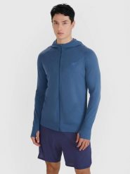BLUZA MĘSKA 4F TRENINGOWA SZYBKOSCHNĄCA DO BIEGANIA KOLOR WIELOKOLOROWY. Bluzy męskie 4f, l, bez wzorów, z bawełny, bez kaptura. Za 199.27 zł.