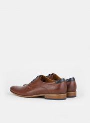 PAKO LORENTE – Obuwie męskie P000B-BX-050-Y. Brązowe eleganckie półbuty Pako Lorente, eleganckie, z otwartym noskiem, bez zapięcia. Za 229.99 zł.