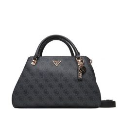 Torebka Guess. Czarne torebki do ręki damskie Guess, z aplikacjami, klasyczne, bez dodatków. Za 488.99 zł.