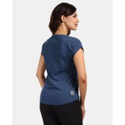 Damska bawełniana koszulka Kilpi ROANE-W. Niebieskie t-shirty damskie Kilpi, bez wzorów, z bawełny, bez kołnierzyka. Za 50.25 zł.