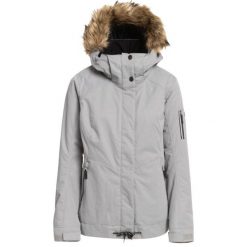 Kurtka narciarska damska Roxy Meade. Szare kurtki damskie Roxy, na zimę, xs, bez wzorów, z poliesteru, bez kaptura. W wyprzedaży za 389.00 zł.