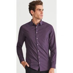 Koszula w kropki slim fit - Fioletowy. Koszule męskie marki Reserved. Za 89.99 zł.