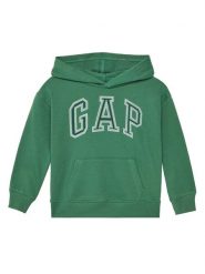 Gap Bluza 743971-02 Zielony Regular Fit. Zielone bluzy dla chłopców GAP, bez wzorów, z bawełny, bez ramiączek, bez kaptura. Za 129.99 zł.