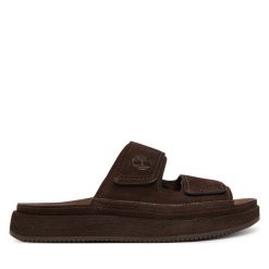 Klapki Timberland. Brązowe klapki męskie Timberland. Za 399.99 zł.