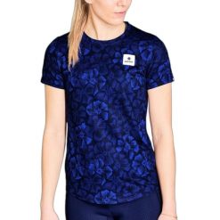 Koszulka damska Saysky Flower Combat. Niebieskie koszulki sportowe damskie SAYSKY, s, bez wzorów, z materiału, eleganckie, bez kołnierzyka. Za 250.30 zł.