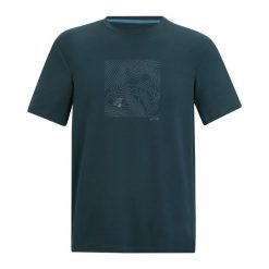 T-shirt Męski Z Motywem Zachodu Słońca Rozciągliwa Fingal. Niebieskie t-shirty męskie Regatta, m, bez wzorów, sportowe, bez kołnierzyka. Za 75.99 zł.