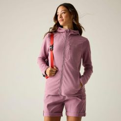 Damska bluza polarowa Switch Up Pro z kapturem i zamkiem błyskawicznym. Czerwone bluzy damskie Dare 2b, m, bez wzorów, z materiału, z kapturem. Za 351.70 zł.