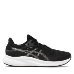 Buty do biegania Asics. Czarne buty sportowe męskie Asics, bez zapięcia, do biegania. Za 219.99 zł.