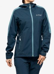 Kurtka przeciwdeszczowa damska Vaude Moab Rain Jacket II. Niebieskie kurtki damskie Vaude, m, bez wzorów, bez kaptura. Za 814.20 zł.
