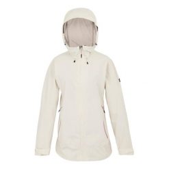 Kurtka Wodoodporna Damska Okara. Białe kurtki sportowe damskie Regatta, xs, bez wzorów, bez kaptura, trekkingowe. Za 191.99 zł.