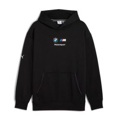 Bluza z kapturem Puma BMW MMS Essentials. Czarne bluzy męskie Puma, m, bez wzorów, z bawełny, z kapturem. Za 297.75 zł.