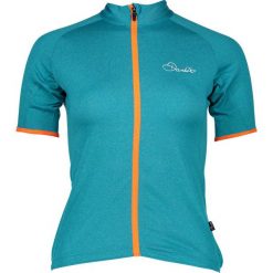Koszulka kolarska "Cachet" w kolorze turkusowym. Koszulki sportowe damskie Dare2b Women Fitness & Bike, z materiału, z dekoltem na plecach. W wyprzedaży za 65.95 zł.