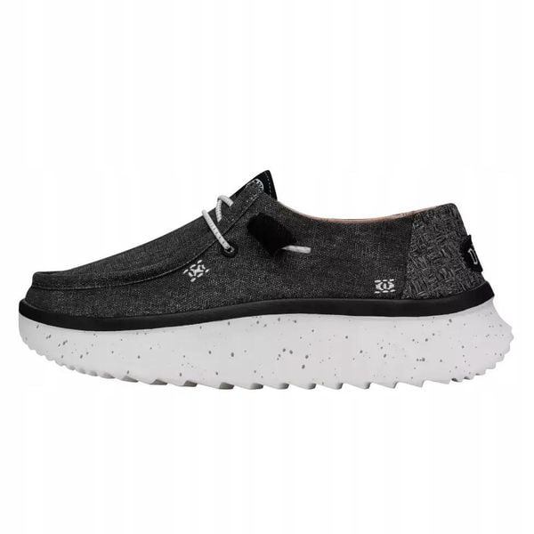 HEYDUDE Damskie Mokasyny Wendy Peak Chambray. Czarne mokasyny damskie Hey dude, z materiału. Za 219.00 zł.
