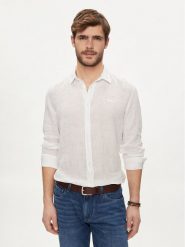 Pepe Jeans Koszula Paytton PM308523 Biały Regular Fit. Białe koszule męskie Pepe Jeans, m, bez wzorów, z jeansu, biznesowe, bez kołnierzyka, bez ramiączek. Za 279.00 zł.