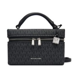 Torebka MICHAEL Michael Kors. Czarne torebki do ręki damskie MICHAEL Michael Kors, bez wzorów, klasyczne, bez dodatków. Za 859.99 zł.